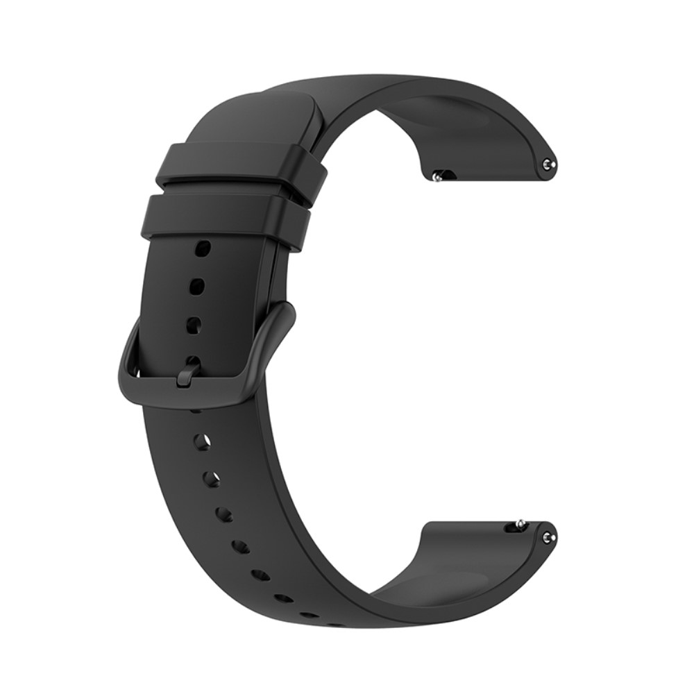 Силиконова каишка за Samsung Galaxy Watch 5 / Watch 5 Pro / Watch4 Classic / Watch4 / Watch3 / Watch Active, 20mm, Черен