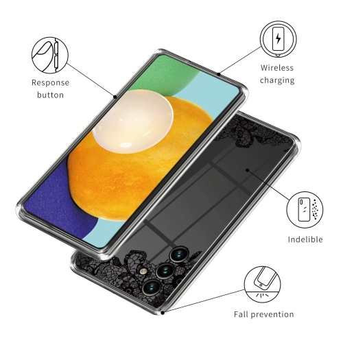Силиконов калъф за Samsung Galaxy A14 5G, Дантела