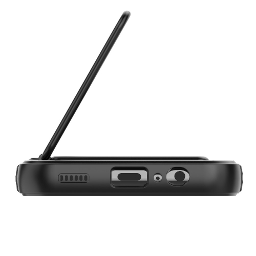 Силиконов калъф Shell Kickstand за Samsung Galaxy A14 5G, Черен
