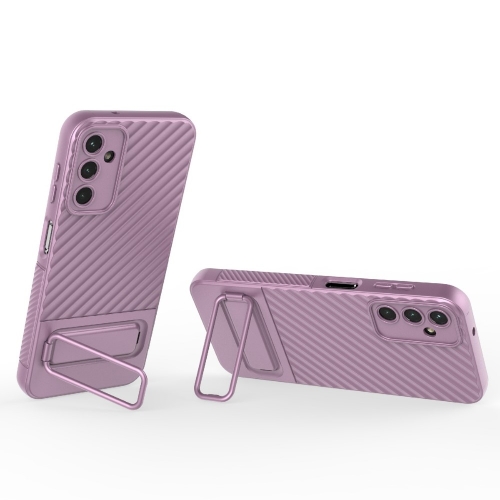 Силиконов калъф Shell Kickstand за Samsung Galaxy A14 5G, Лилав