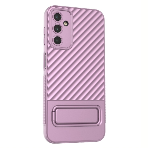 Силиконов калъф Shell Kickstand за Samsung Galaxy A14 5G, Лилав
