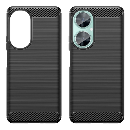 Силиконов Калъф Carbon за Huawei Nova 11i, Черен
