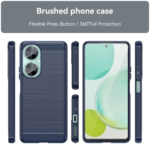 Силиконов Калъф Carbon за Huawei Nova 11i, Син