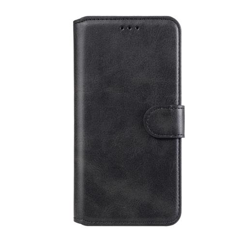 Калъф тефтер Leather Wallet за Motorola Moto G51 5G, Черен