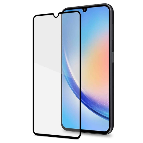 Стъклен Протектор 5D Full Glue Hard за Samsung Galaxy A34 5G, Черен