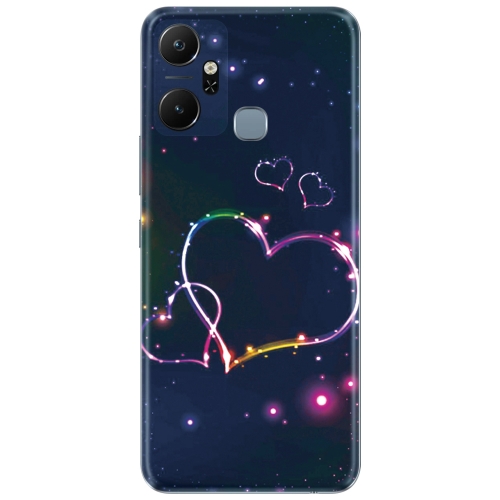 Фолио Протектор за гърба на Infinix Smart 6 Plus, Star Hearts 3D