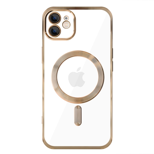 Силиконов калъф LUXURY MagSF за iPhone 12, Златист