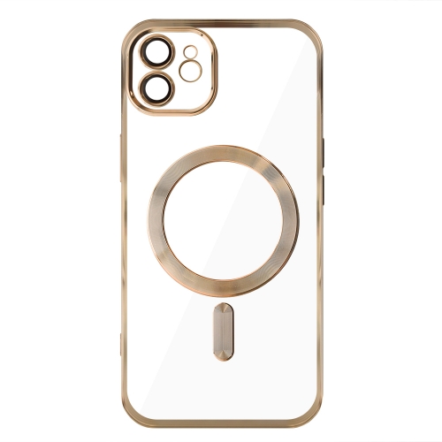 Силиконов калъф LUXURY MagSF за iPhone 12, Златист
