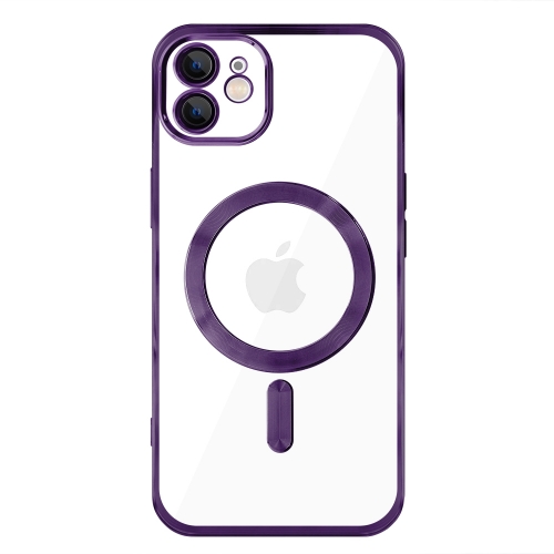 Силиконов калъф LUXURY MagSF за iPhone 12, Лилав