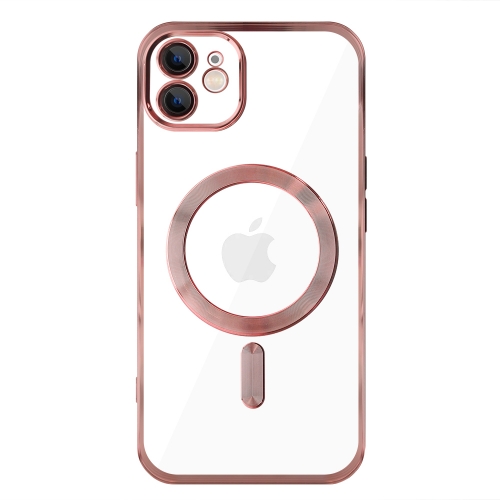 Силиконов калъф LUXURY MagSF за iPhone 12, Розов