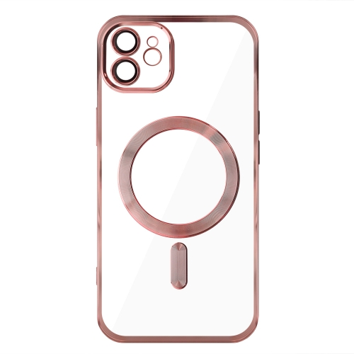 Силиконов калъф LUXURY MagSF за iPhone 12, Розов