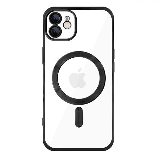 Силиконов калъф LUXURY MagSF за iPhone 12, Черен