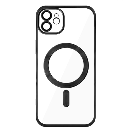 Силиконов калъф LUXURY MagSF за iPhone 12, Черен