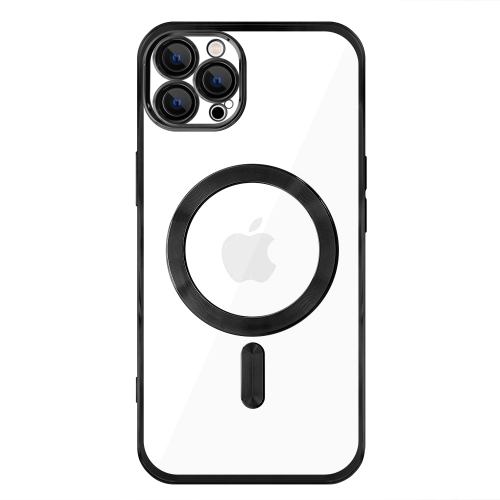 Силиконов калъф LUXURY MagSF за iPhone 12 Pro, Черен