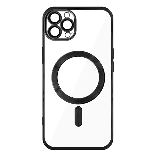 Силиконов калъф LUXURY MagSF за iPhone 12 Pro, Черен