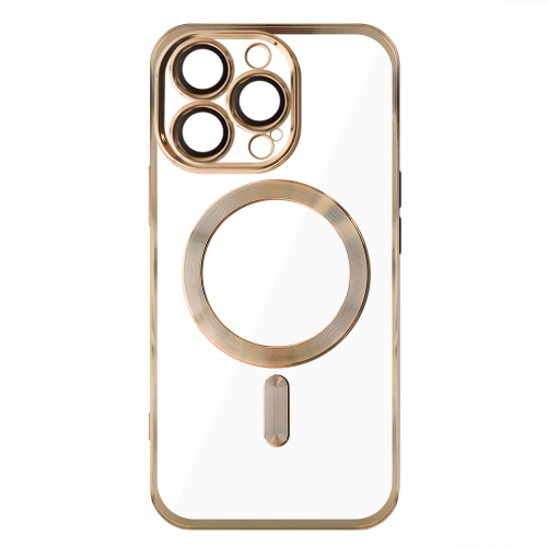 Силиконов калъф LUXURY MagSF за iPhone 13 Pro, Златист