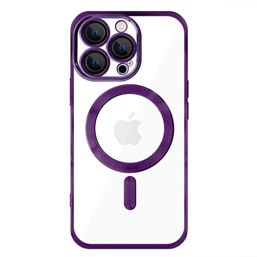 Силиконов калъф LUXURY MagSF за iPhone 13 Pro, Лилав