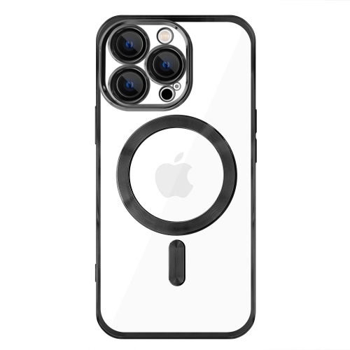 Силиконов калъф LUXURY MagSF за iPhone 13 Pro, Черен