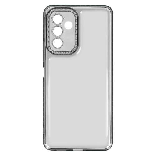 Силиконов калъф Crystal Diamond за Samsung Galaxy A24 4G, 2mm, Черен