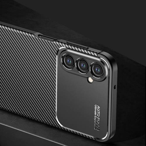 Силиконов Калъф Carbon за Samsung Galaxy A24 4G, Черен