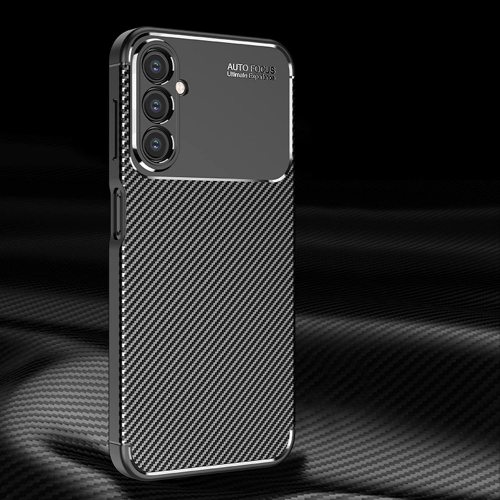 Силиконов Калъф Carbon за Samsung Galaxy A24 4G, Черен