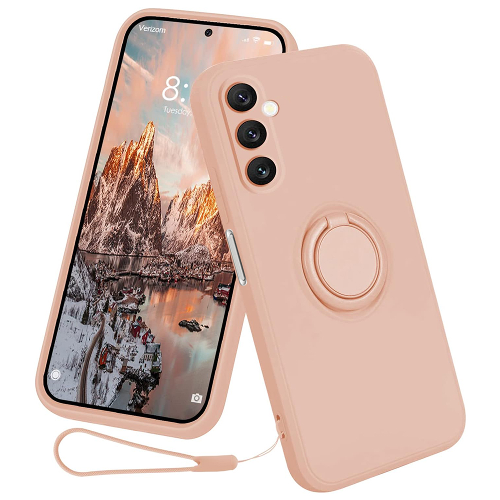 Силиконов Калъф Ring за Samsung Galaxy A24 4G, Розов