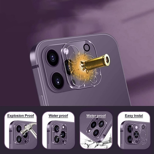 Стъклен Протектор 3D за камера на iPhone 14 Pro / 14 Pro Max