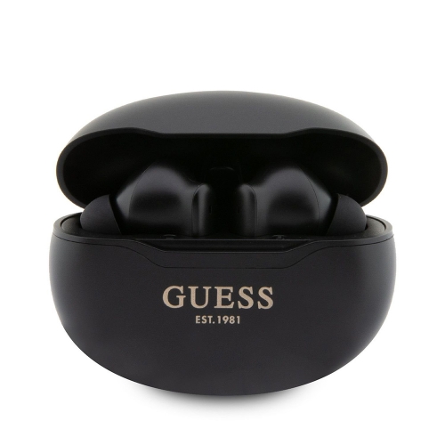 Слушалки Guess Metalic Finish True Wireless 5.3, GUTWST50BK, TWS, Черен, 3666339120870