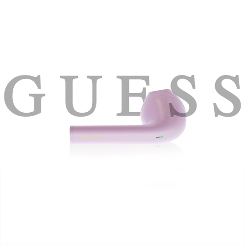 Слушалки Guess Script Logo True Wireless 5.3, GUTWST26PSU, TWS, Лилав, 3666339120863