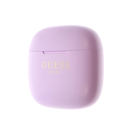 Слушалки Guess Script Logo True Wireless 5.3, GUTWST26PSU, TWS, Лилав, 3666339120863