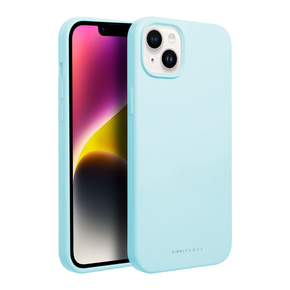 Удароустойчив Калъф Roar Cloud за iPhone 13, Свело син