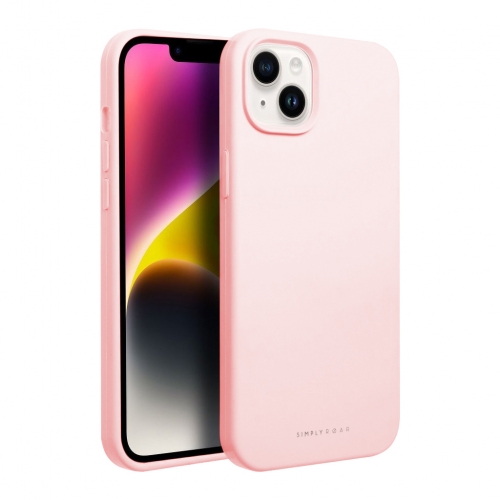 Удароустойчив Калъф Roar Cloud за iPhone 14, Светло розов