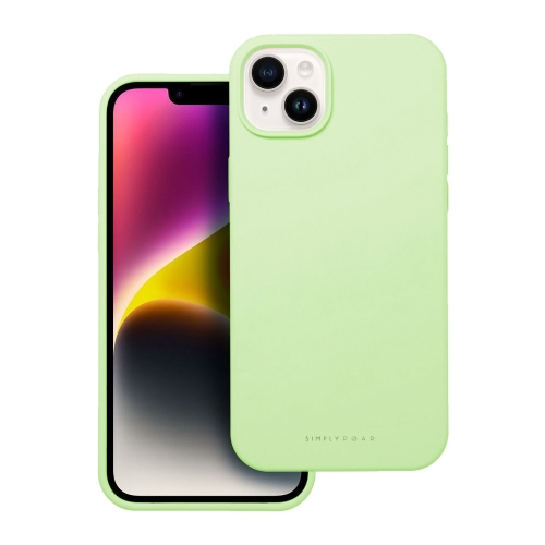 Удароустойчив Калъф Roar Cloud за iPhone 14, Свело зелен