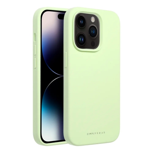 Удароустойчив Калъф Roar Cloud за iPhone 14 Pro, Светло зелен