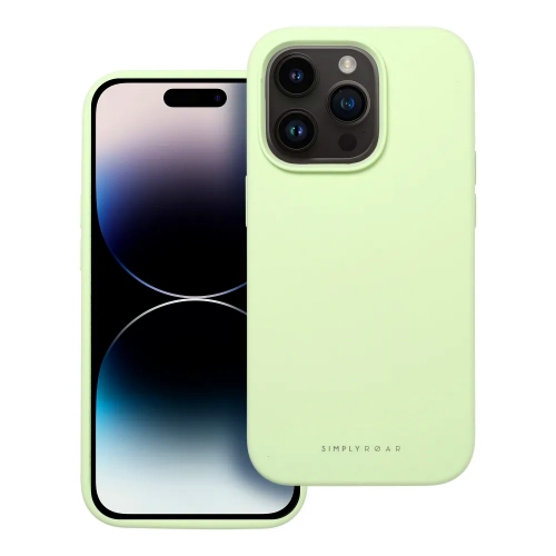 Удароустойчив Калъф Roar Cloud за iPhone 14 Pro Max, Светло зелен