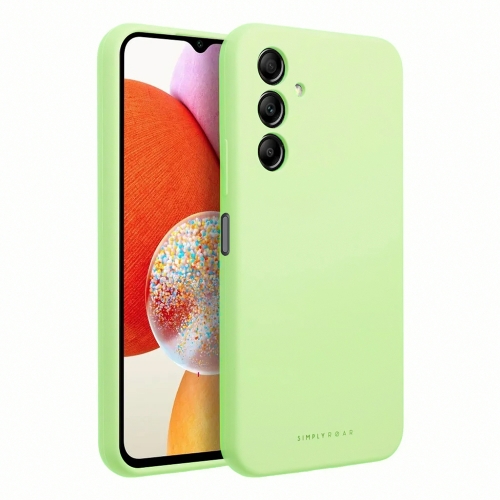 Удароустойчив Калъф Roar Cloud за Samsung Galaxy A14 4G / A14 5G, Светло зелен