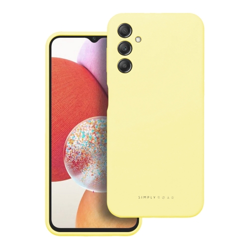 Удароустойчив Калъф Roar Cloud за Samsung Galaxy A14 4G / A14 5G, Светло жълт