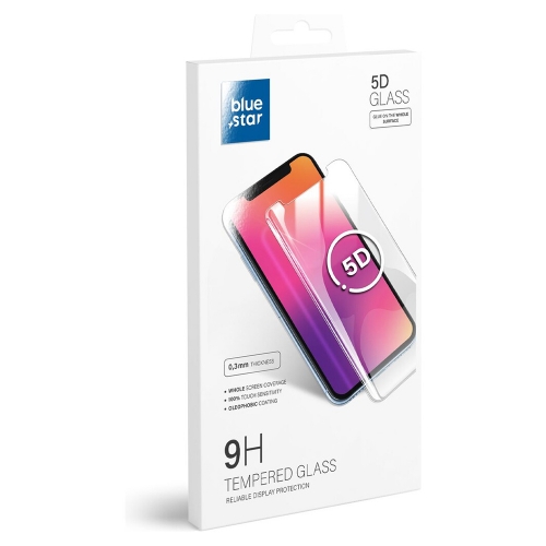 Стъклен протектор 5D Full Glue за Huawei Honor 70, Черен