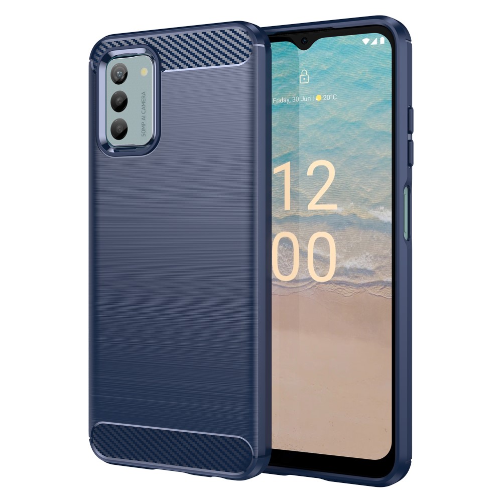 Силиконов Калъф Carbon за Nokia G22, Син