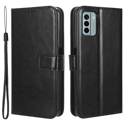 Калъф тефтер Crazy Horse за Nokia G22, Черен