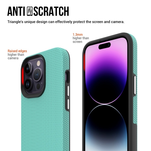 Удароустойчив калъф Dual Layer за iPhone 15 Pro Max, Мента