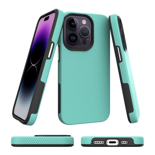 Удароустойчив калъф Dual Layer за iPhone 15 Pro Max, Мента
