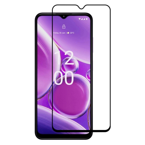 Стъклен Протектор RURIHAI за Nokia G42, Черен