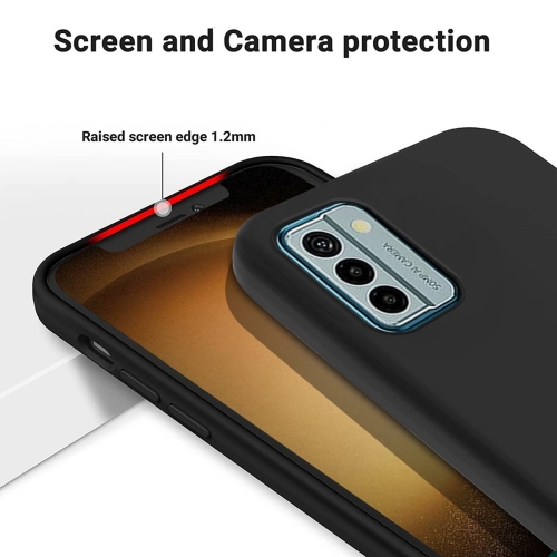 Силиконов калъф Soft Matte за Nokia G22, Черен