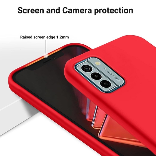 Силиконов калъф Soft Matte за Nokia G22, Червен