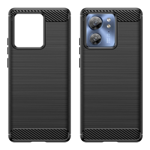 Силиконов Калъф Carbon за Motorola Edge 40 5G, Черен