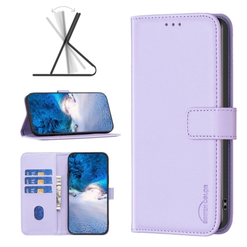 Калъф Тефтер BINFEN COLOR за Motorola Edge 40 5G, Лилав