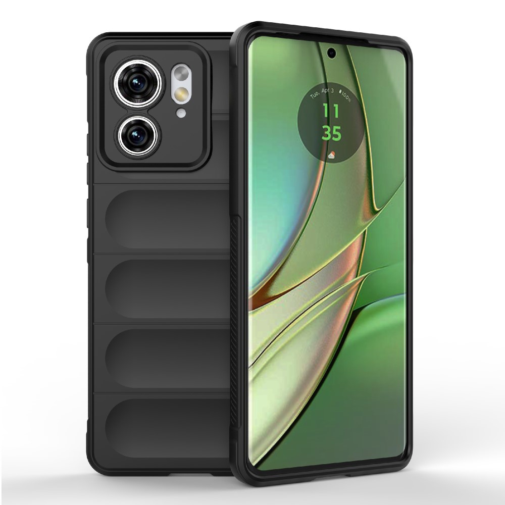Силиконов калъф Wear-resistant за Motorola Edge 40 5G, Черен