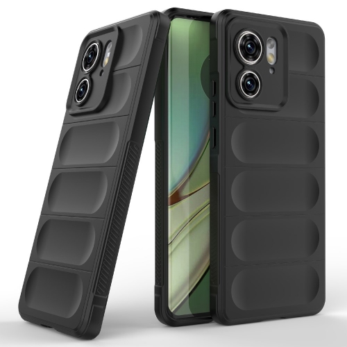 Силиконов калъф Wear-resistant за Motorola Edge 40 5G, Черен