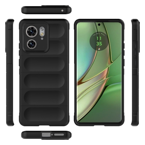 Силиконов калъф Wear-resistant за Motorola Edge 40 5G, Черен